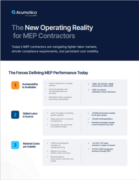 Screenshot of Download, The New Operating Reality for MEP Contractors