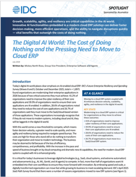 Screenshot of IDC report
