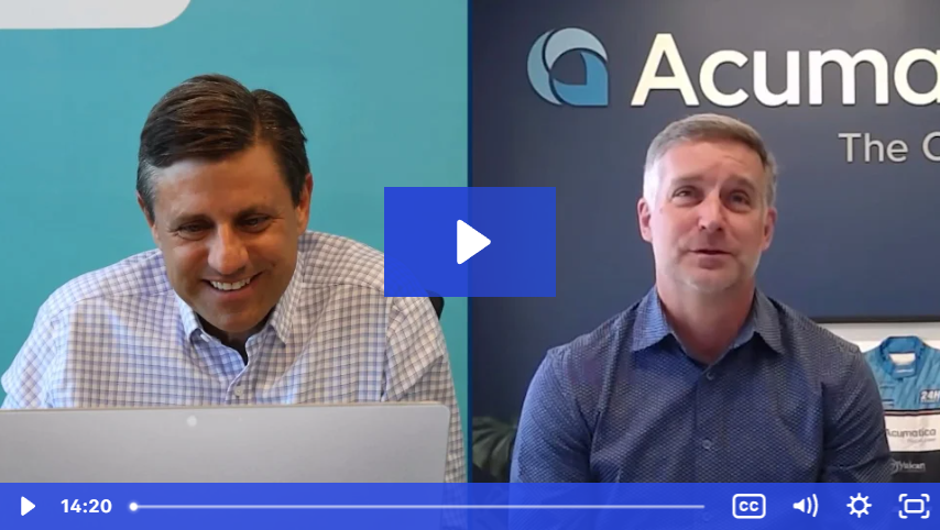 Play screen for Avidxchange and Acumatica podcast