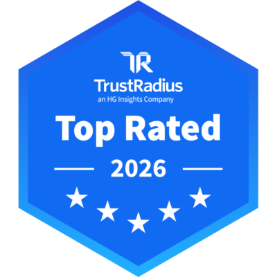 Trust Radius Top Rated 2026 Badge