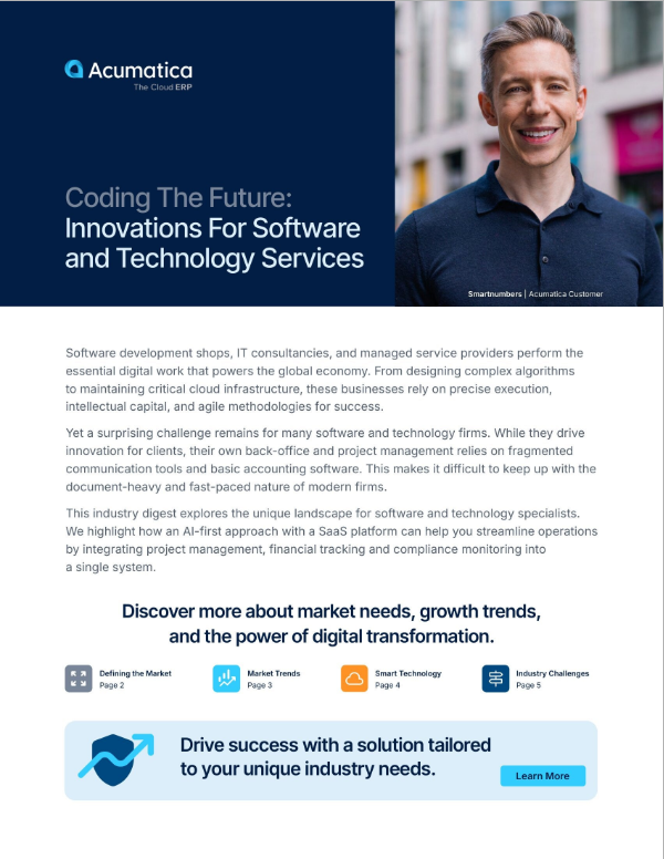 Image of Industry Digest, Coding The Future: Innovations for Software and Technology Services