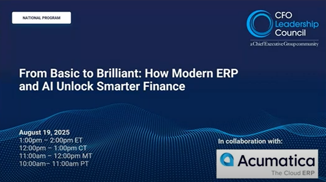 From Basic to Brilliant: How Modern ERP and AI Unlock Smarter Finance